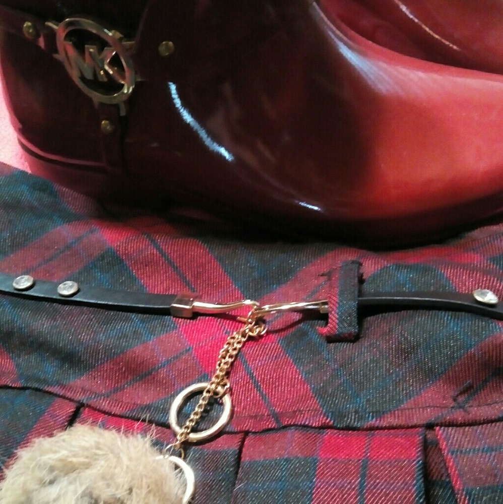 Plaid Skirt worn twice